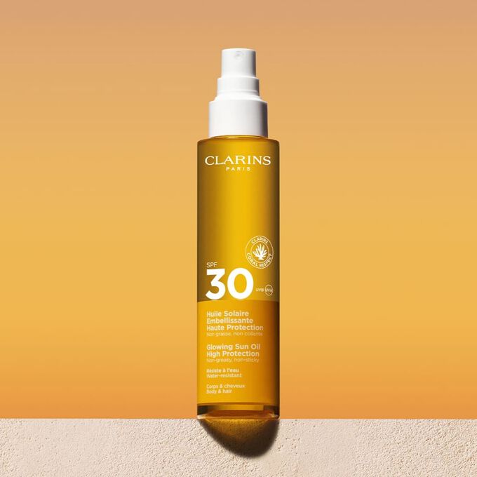 Huile Solaire Embelissante Haute Protection SPF 30